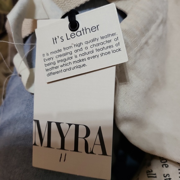 Myra Bag Brown Tooled Floral Leather Ankle Boots - Picture 8 of 10